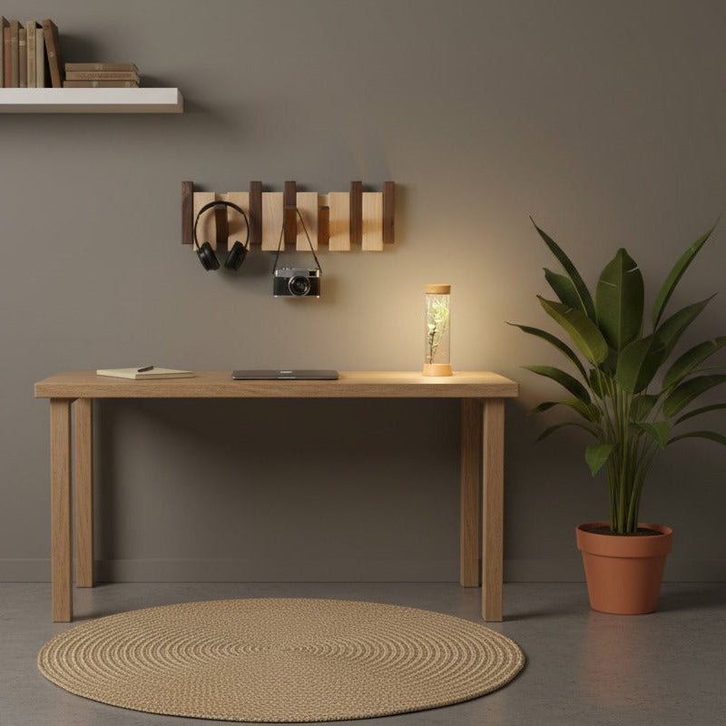 Perchero de pared en madera | Colgadores plegables